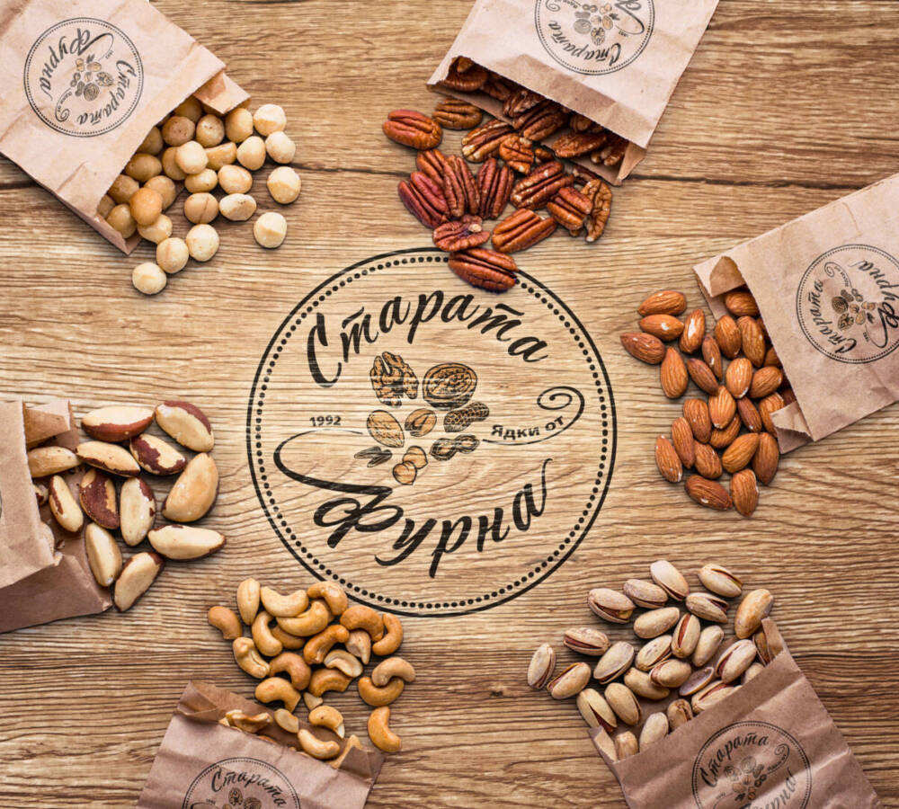 Assortment of various nuts. Almonds, pecan, macadamia pistachio and cashew
